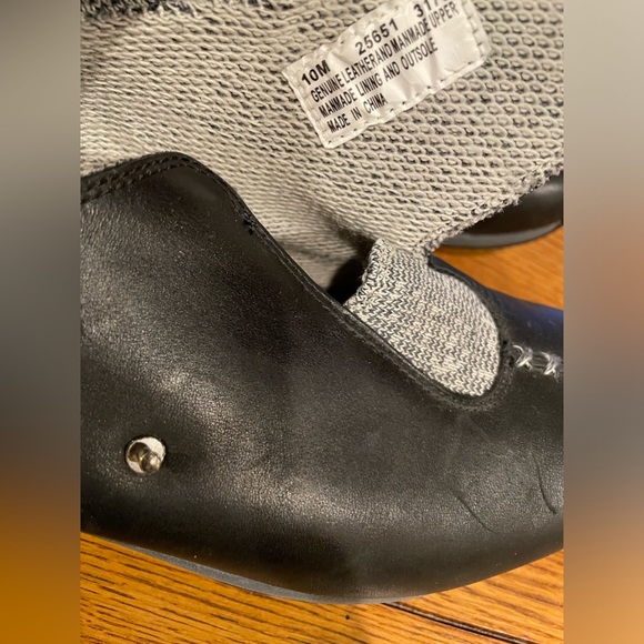 EUC Timberland Outdoor Performance black leather shoes, smart wool lined,size 10 - Picture 11 of 14